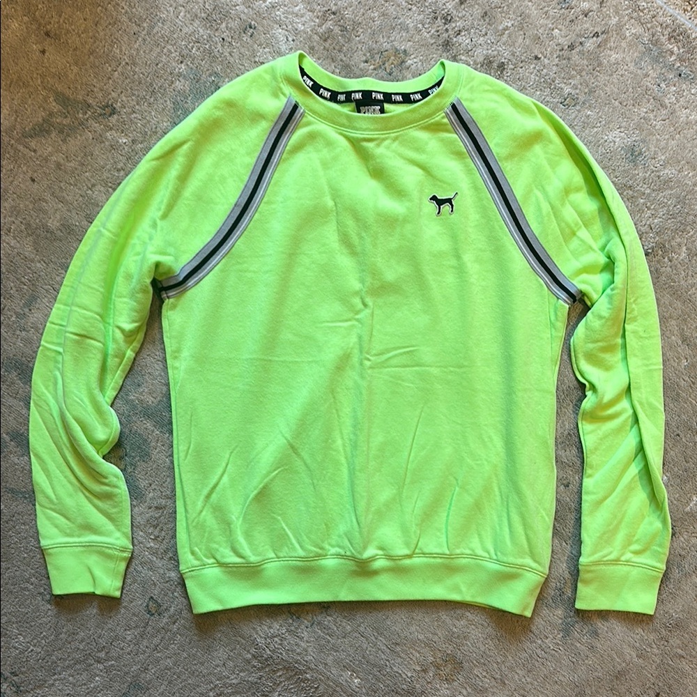 Bright green PINK Sweatshirt